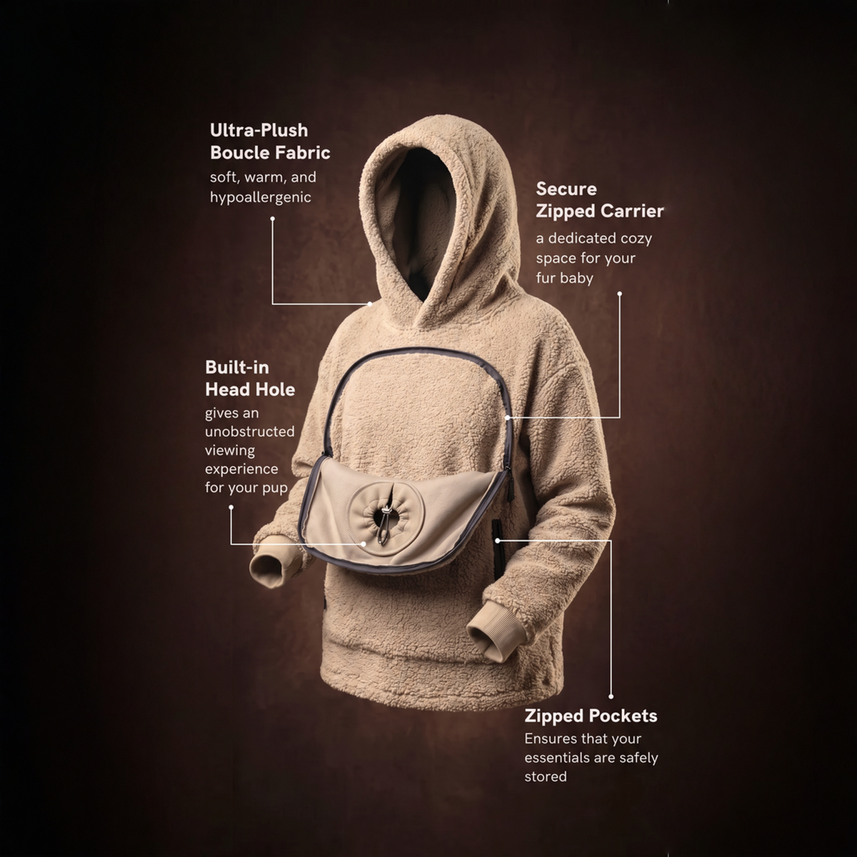 Paw Pouch Sweater